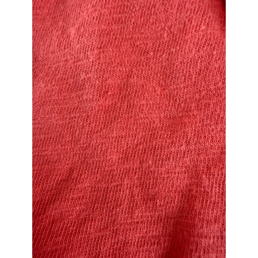 Boden Size 6 Minimalist Tie Knee Length Shirt Dress Red Pink Long Sleeve Collar - Picture 2 of 9